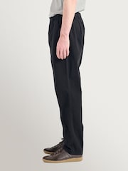 Norse Projects Black Ezra Relaxed Stretch Twill Trousers - Image 2 of 2