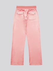 Juicy Couture Pink Girls Tonal Wide Leg Joggers - Image 5 of 6