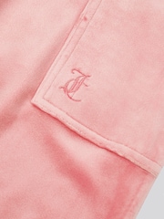 Juicy Couture Pink Girls Tonal Wide Leg Joggers - Image 6 of 6