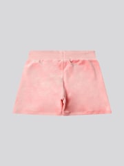 Juicy Couture Pink Girls Tonal Embroidered Velour Shorts - Image 6 of 7