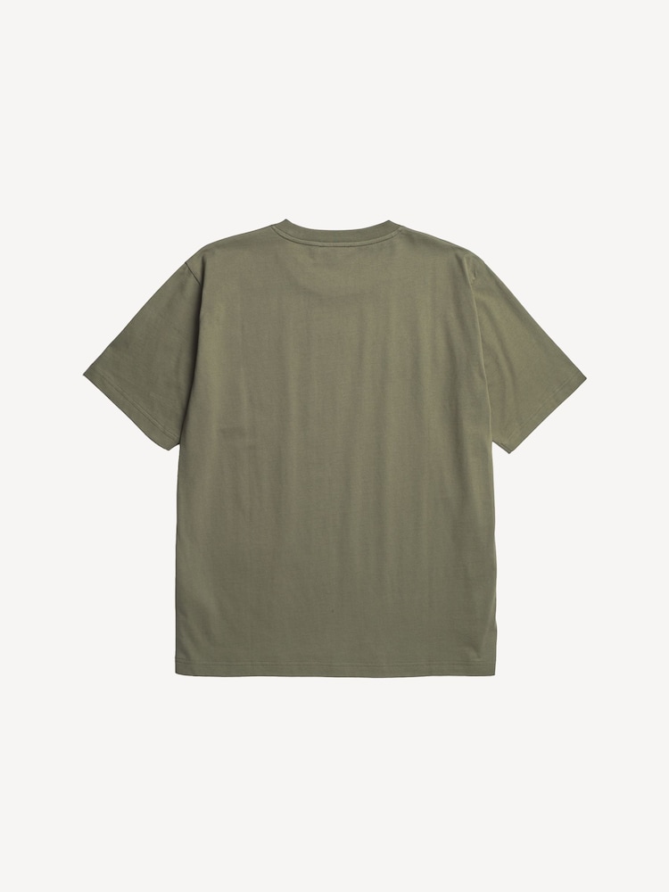 Norse Projects Green Johannes Logo Print T-Shirt - Image 2 of 4