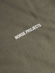 Norse Projects Green Johannes Logo Print T-Shirt - Image 4 of 4
