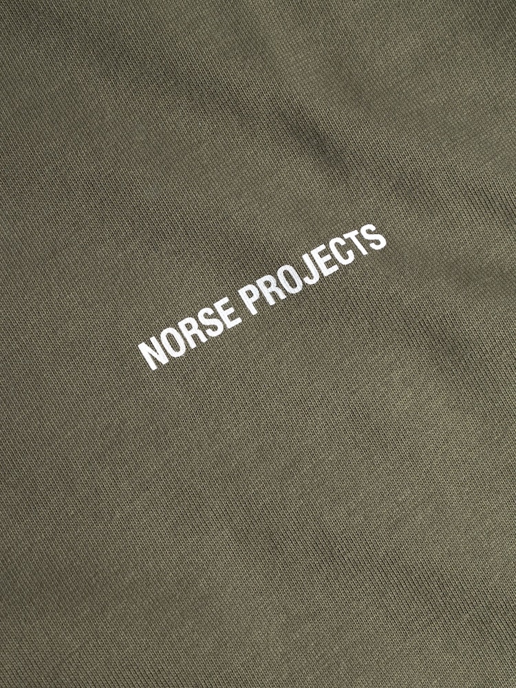 Norse Projects Green Johannes Logo Print T-Shirt - Image 4 of 4
