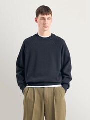 Norse Projects Blue Tyr Relaxed Loopback Raglan Sweatshirt - Image 1 of 2