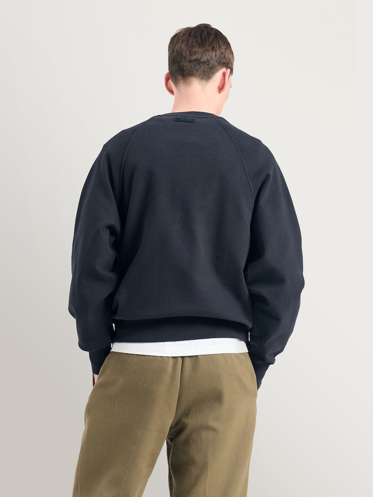 Norse Projects Blue Tyr Relaxed Loopback Raglan Sweatshirt - Image 2 of 2