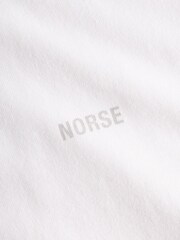 Norse Projects White Johannes Logo Print T-Shirt - Image 6 of 7