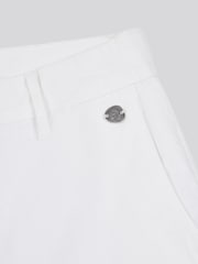 U.S. Polo Assn White Womens Ankle Wide Leg Chino Trousers - Image 3 of 3