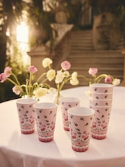 Cath Kidston Set of 4 Pink Cherry Melamine Tumblers - Image 1 of 4