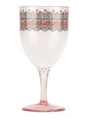 Cath Kidston Pink Cherry Picnic Wine Glass - Image 1 of 2