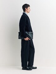 Oliver Spencer Blue Bradwell Soft Cord Chore Jacket - Image 2 of 5