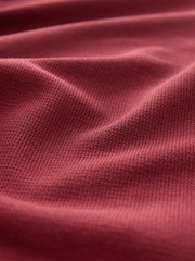 Red Textured Smart Polo Shirt - Image 5 of 6