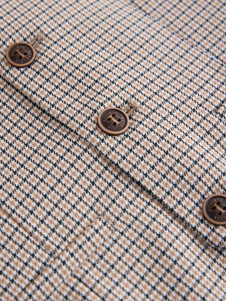 Brown Check Waistcoat, Shirt, Shorts & Tie Set (3mths-9yrs) - Image 9 of 9