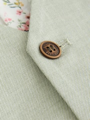 Sage Green Waistcoat, Shirt, Shorts & Tie Set (3mths-9yrs) - Image 7 of 8