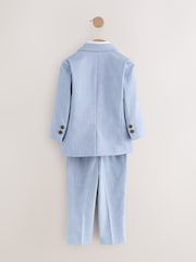 Blue Blazer Shirt Trousers and Bow Tie Set (3mths-9yrs) - Image 2 of 7