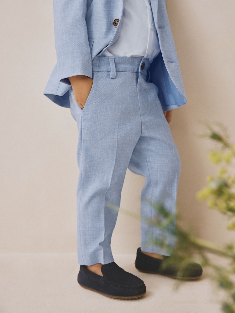 Buy Blue Blazer Shirt Trousers and Bow Tie Set (3mths-9yrs) from Next USA