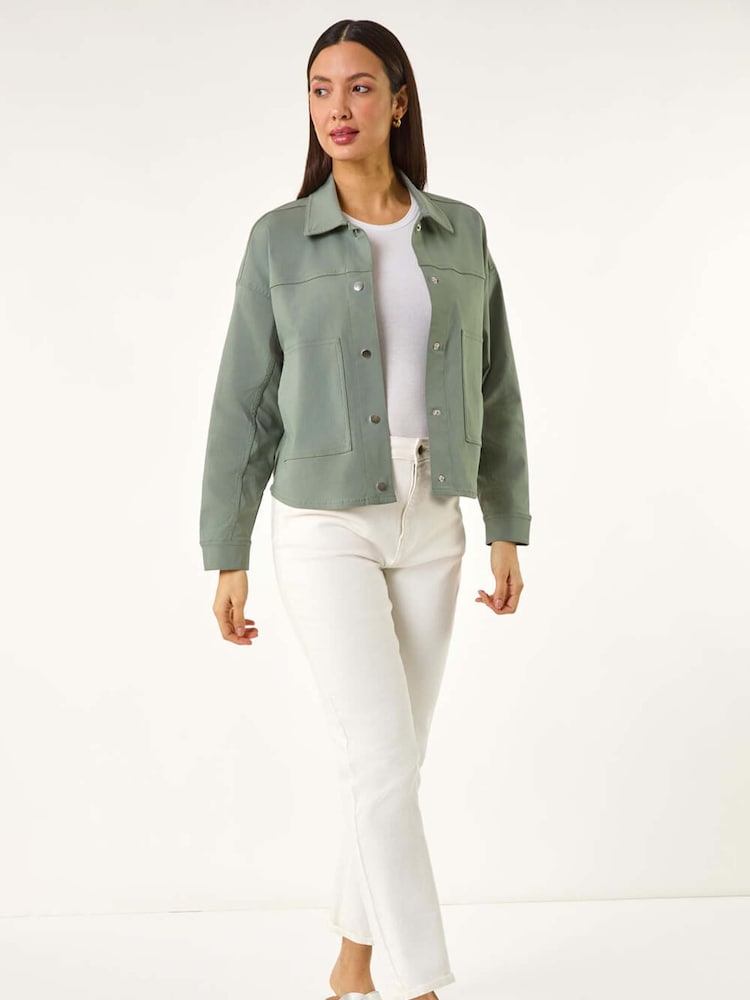 Roman Green Patch Pocket Jacket - Image 1 of 5