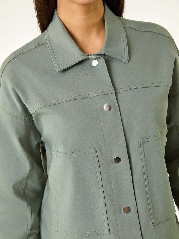 Roman Green Patch Pocket Jacket - Image 5 of 5