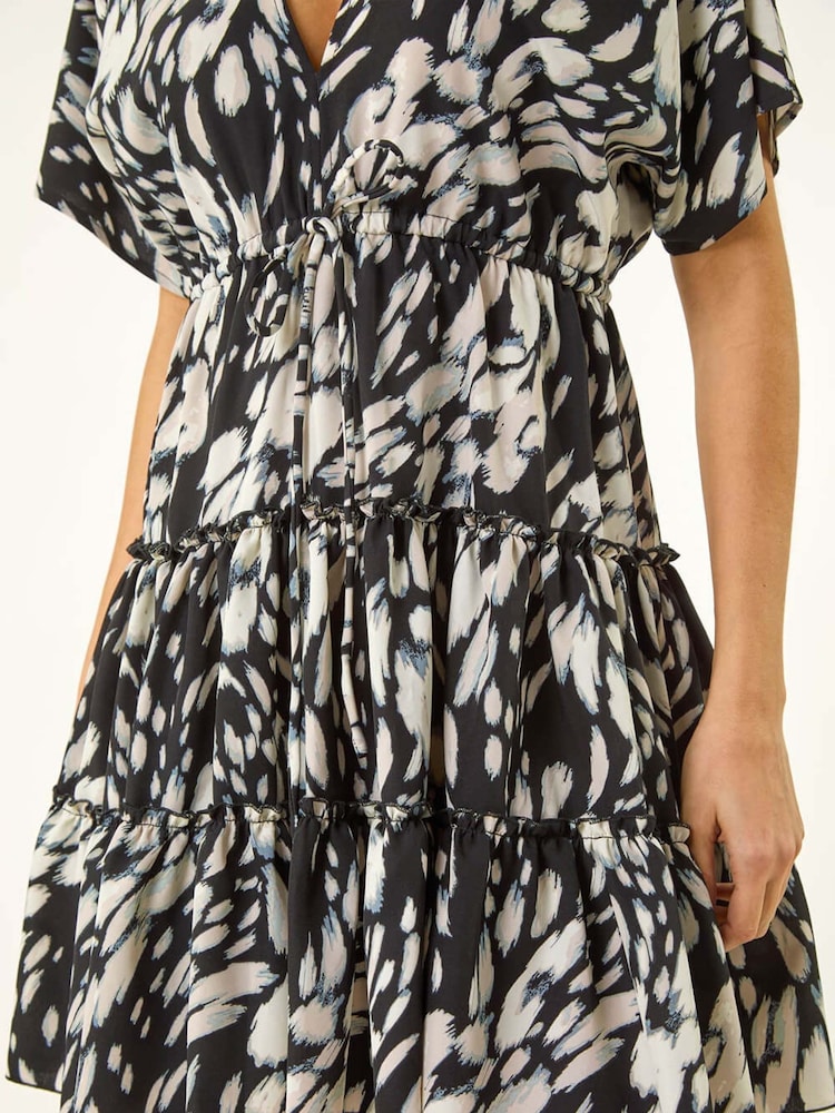 Roman Abstract Boho Mini Dress - Imagen 5 de 5 Roman Abstract Boho Mini Dress - Imagen 5 de 5