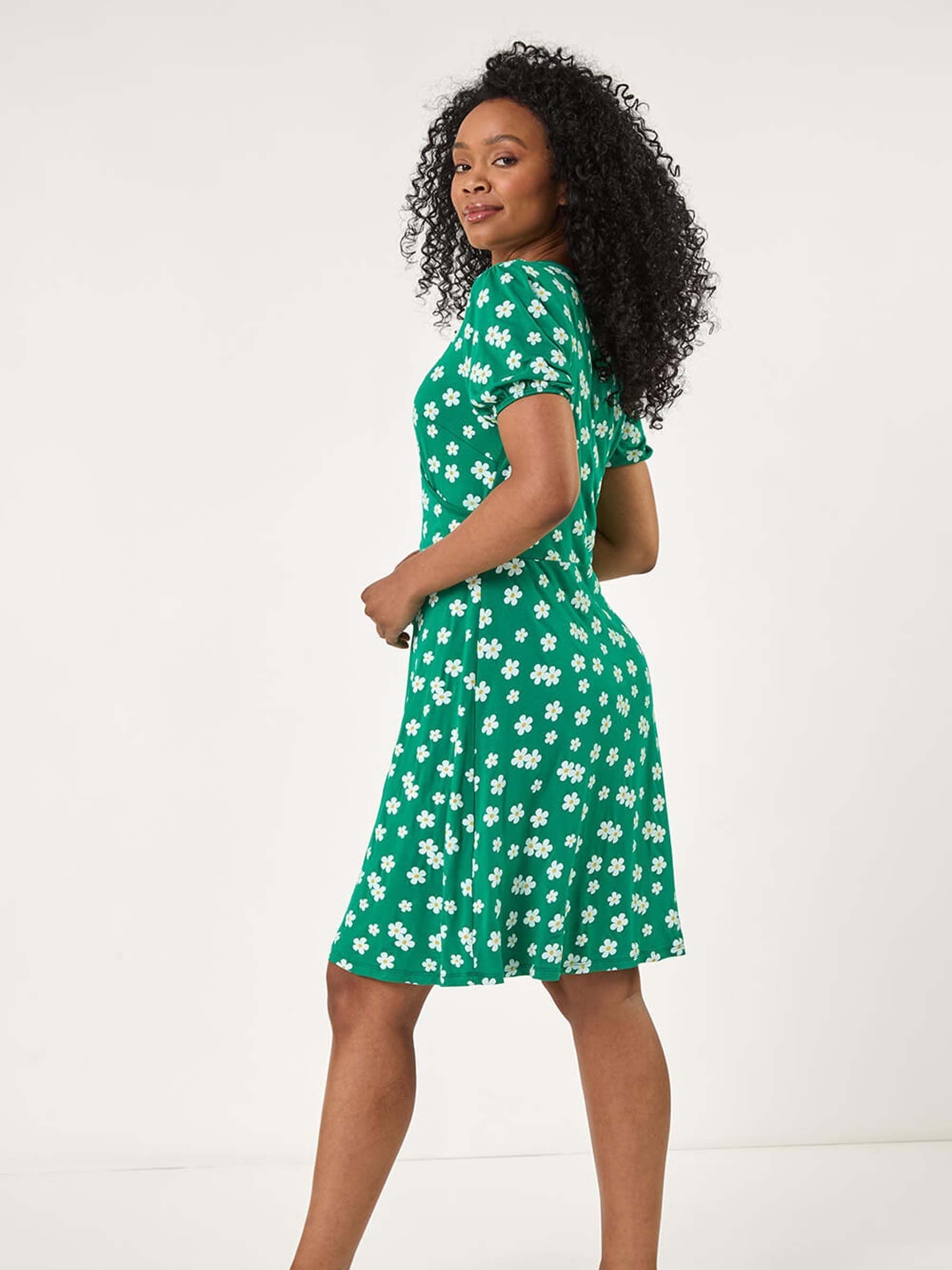 green ditsy floral underwire dress Buy Roman Petite Wrap from Next USA SCH004951