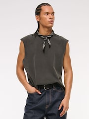 Abercrombie & Fitch 100% Cotton Acid Wash Sleeveless Tank Top - Image 1 of 6