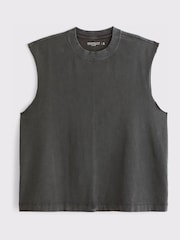 Abercrombie & Fitch 100% Cotton Acid Wash Sleeveless Tank Top - Image 6 of 6
