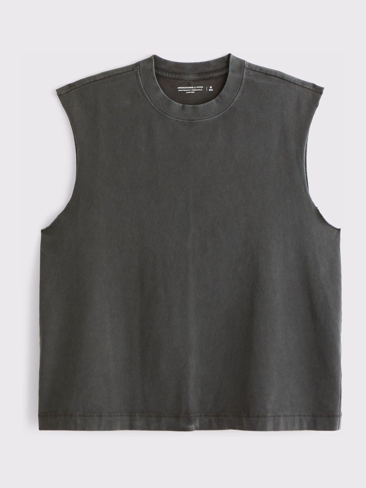 Abercrombie & Fitch 100% Cotton Acid Wash Sleeveless Tank Top - Image 6 of 6