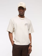 Abercrombie & Fitch Back Print Short Sleeve 100% Cotton White T-Shirt - Изображение 1 из 7