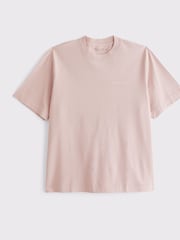 Rosa - Abercrombie & Fitch Chest Logo Short Sleeve T-Shirt - Imagen 1 de 1