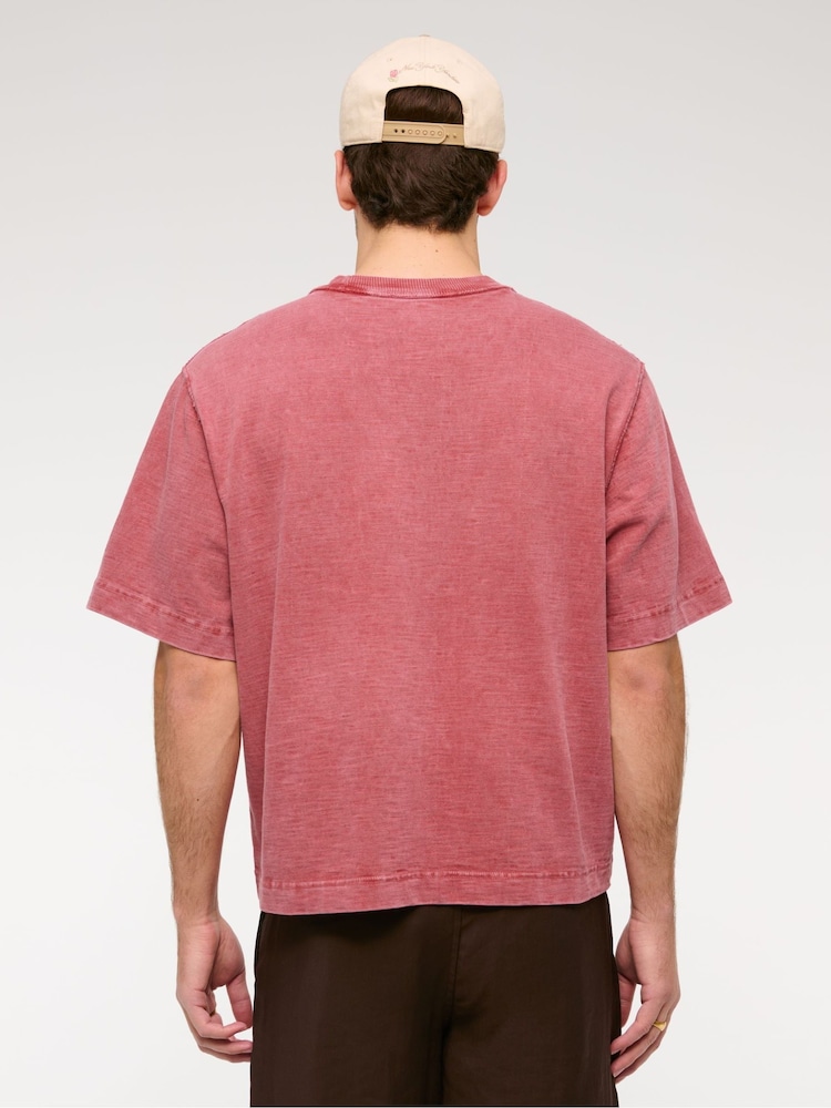 Abercrombie & Fitch Acid Wash Short Sleeve 100% Cotton T-Shirt - Image 2 of 6