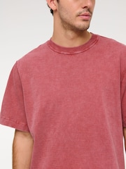 Abercrombie & Fitch Acid Wash Short Sleeve 100% Cotton T-Shirt - Image 4 of 6