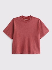 Abercrombie & Fitch Acid Wash Short Sleeve 100% Cotton T-Shirt - Image 5 of 6