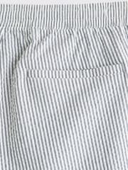 Blau - Abercrombie & Fitch 100% Cotton Pull-on Stripe Shorts - Bild 2 von 3