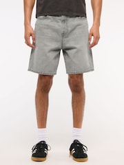 Abercrombie & Fitch Loose 100% Cotton Denim Shorts - Image 1 of 7