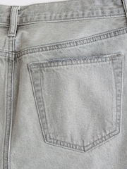 Abercrombie & Fitch Loose 100% Cotton Denim Shorts - Image 7 of 7