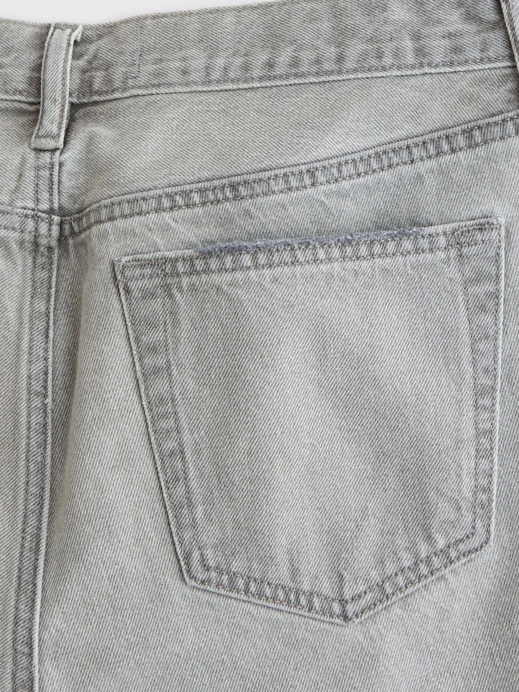 Abercrombie & Fitch Loose 100% Cotton Denim Shorts - Image 7 of 7