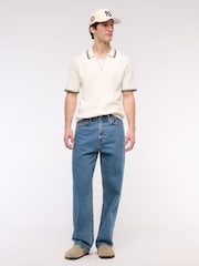 Abercrombie & Fitch Zip Polo Shirt - Image 4 of 7