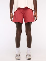 Abercrombie & Fitch Relaxed Nylon Stripe Shorts - Image 2 of 6