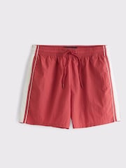 Abercrombie & Fitch Relaxed Nylon Stripe Shorts - Image 6 of 6