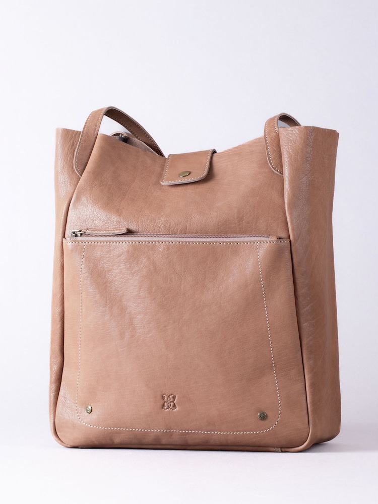 Lakeland Leather Cream Harstone Slouch Tote Bag - Image 1 of 9
