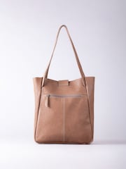 Lakeland Leather Cream Harstone Slouch Tote Bag - Image 2 of 9