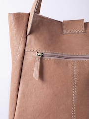 Lakeland Leather Cream Harstone Slouch Tote Bag - Image 5 of 9