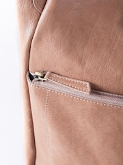 Lakeland Leather Cream Harstone Slouch Tote Bag - Image 6 of 9