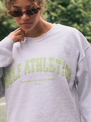 self. Grey/Lime Sweatshirt - Image 4 of 7