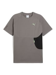 رمادي - Puma Mens Pumatech Pocket T-Shirt - صورة 2 من 3