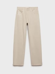 Mango Cream High Rise Balloon Jeans - Image 6 of 7