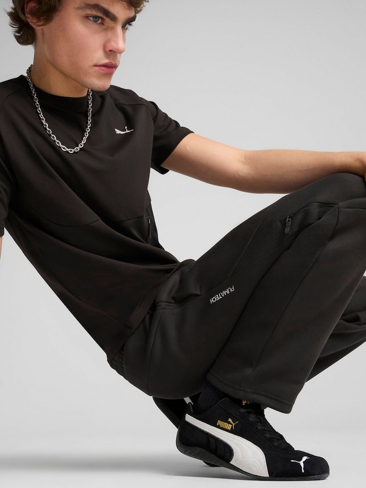 Черный - мужские спортивные брюки Puma Pumatech - Изображение 2 из 5