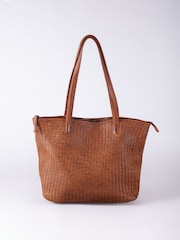 Lakeland Leather Brown Wreay Shopper Bag - Image 1 of 4