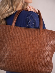 Hnědá - Nákupní taška Lakeland Leather Wreay - Obrázek 6 z 7