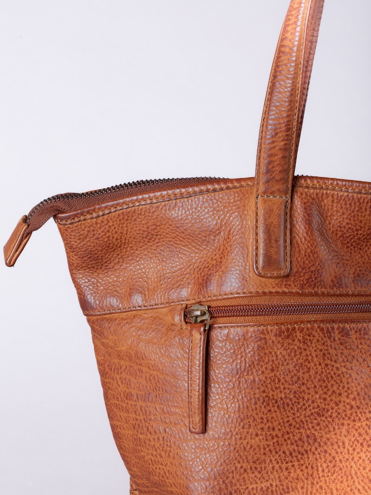 Hnědá - Nákupní taška Lakeland Leather Wreay - Obrázek 7 z 7