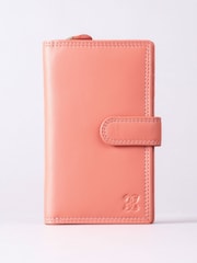 Lakeland Leather Orange Medium Tab Purse - Image 2 of 5